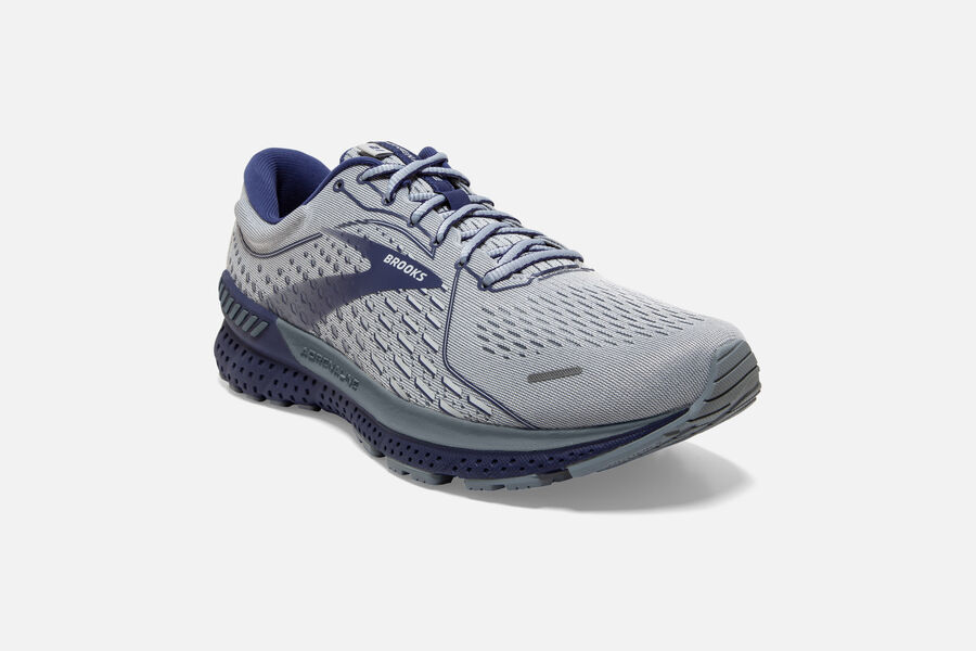 Brooks Adrenaline Gts 21 Road Loopschoenen Heren - Grijs - 786142ENZ